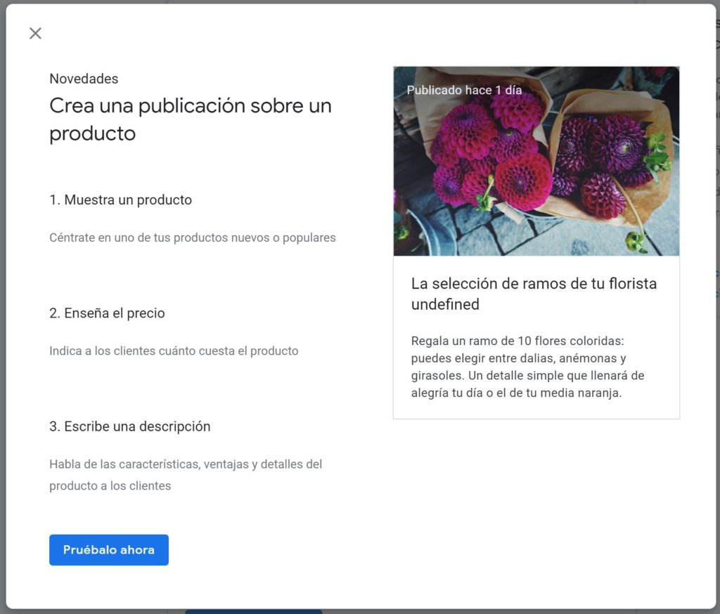 Cómo publicar en Google My business