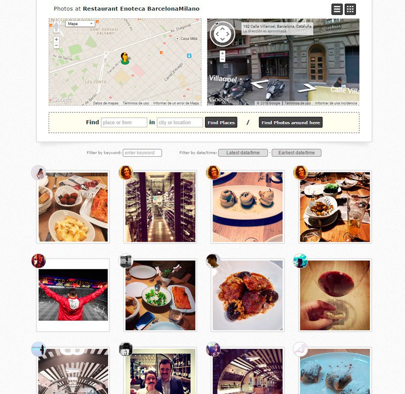 Gramfeed Como ver imágenes geolicalizadas en instagram