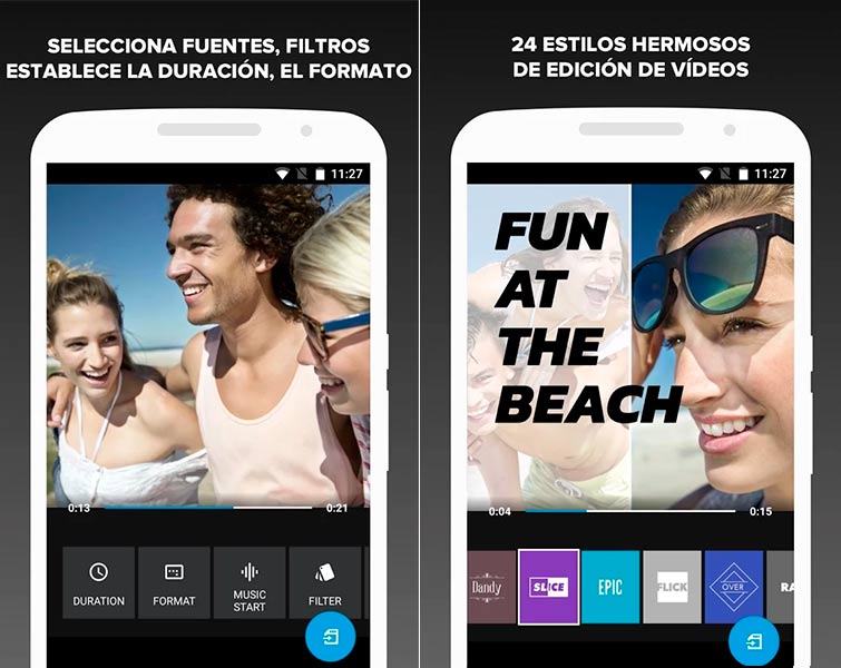 Editor de videos con el movil